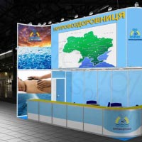 3D розробка виставкової конструкції
